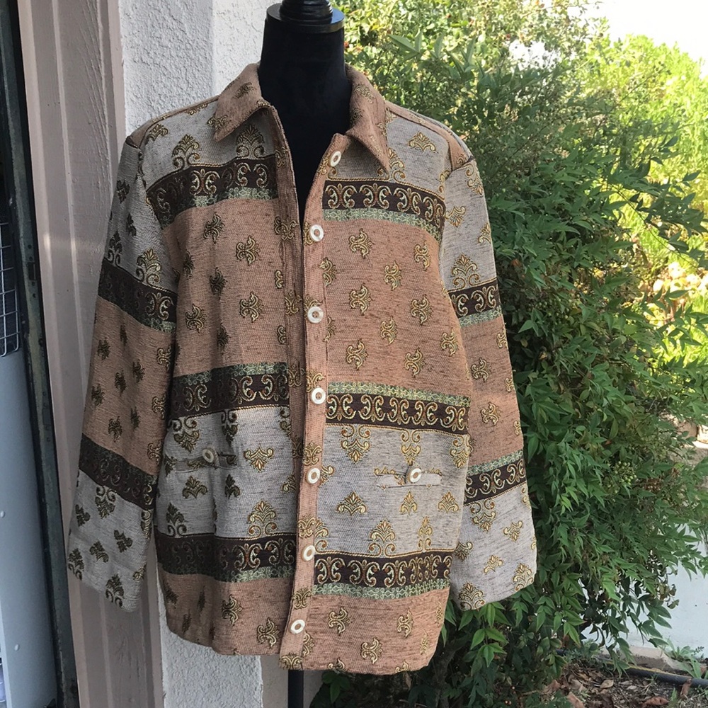 Sag Harbor Printed Coat Size 14